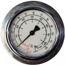 Manômetro 3 escalas: bar, kPa, psi seminovo Manômetro 3 escalas: bar, kPa, psi seminovo