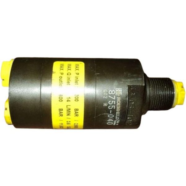 marca: Roemheld <br />
modelo: 8755040 <br />
pressão máxima saída: 800 bar <br />
estado: seminova