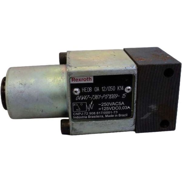 REXROTH <br/>
HED80A12050K14 <br/>
Nunca foi utilizado, na embalagem