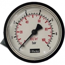 Manômetro PARKER 100lbf/in2 7bar Manômetro PARKER 100lbf/in2 7bar