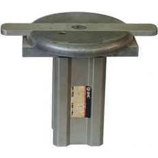 Cilindro pneumático SMC CQ2B20-600 com guia usado Cilindro pneumático SMC CQ2B20-600 com guia usado