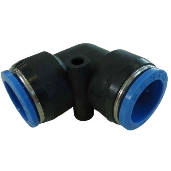 união rápida em L, cotovelo igual, conector pneumático, engate para tubos PUN e PAN, união para mangueiras de ar comprimido, conexão push-in em L