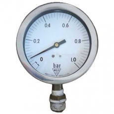 Manômetro WILLY 1bar saÃda por baixo Manômetro WILLY 1bar saÃda por baixo