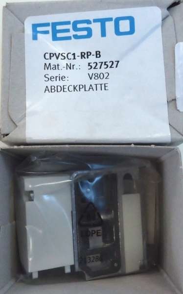 marca: Festo <br />
modelo: CPVSC1RPB527527V802 <br />
estado: nova