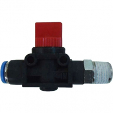 Válvula de abertura e fechamento HE-3-1/4-QS-8 Válvula de abertura e fechamento HE-3-1/4-QS-8