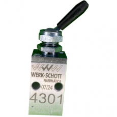 Válvula pneumática WERK SCHOTT 4301 Válvula pneumática WERK SCHOTT 4301