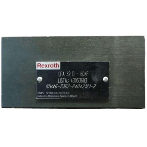 marca: REXROTH <br/>
modelo: LFA32D60F <br/>
estado: nova