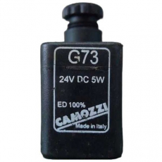 Bobina pneumática  CAMOZZI G73 24VDC 5W  usada Bobina pneumática  CAMOZZI G73 24VDC 5W  usada