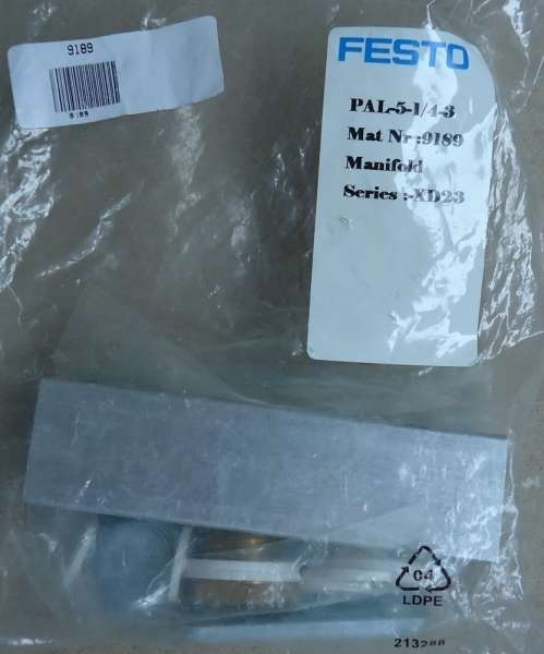 marca: Festo <br />
modelo: PAL5143 9189 <br />
estado: novo