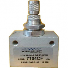 Regulador de fluxo WERK SCHOTT  7104CF 3/8X3/8 Regulador de fluxo WERK SCHOTT  7104CF 3/8X3/8