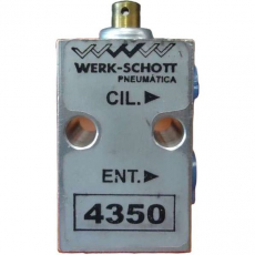 Válvula pneumática WERK SCHOTT 4350 Válvula pneumática WERK SCHOTT 4350