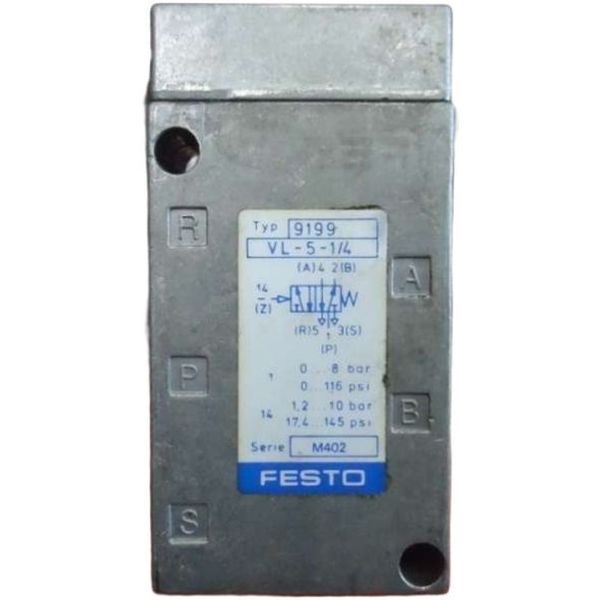 marca: FESTO <br/>modelo: VL514 9199 <br/>estado: seminova