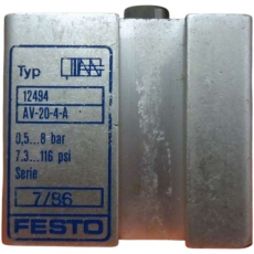 marca: FESTO modelo: AV204A 12494 20X4 estado: seminovo