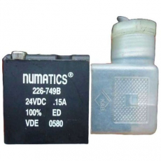 Bobina pneumática  NUMATICS 226-749B 24VDC  0.15A   usada Bobina pneumática  NUMATICS 226-749B 24VDC  0.15A   usada