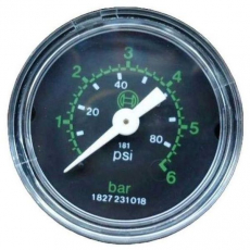 Manômetro BOSCH 1827231018 80psi 6bar Manômetro BOSCH 1827231018 80psi 6bar