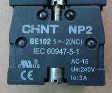 Bloco p/ botão (modelo: NP2BE10212NC)