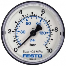 Manometro FESTO MA-63-10-1/4-EN 162840 145psi 10bar Manometro FESTO MA-63-10-1/4-EN 162840 145psi 10bar