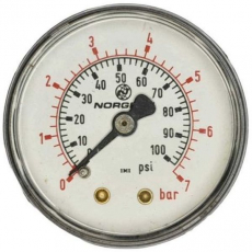 Manometro NORGREN 100psi 7bar seminovo Manometro NORGREN 100psi 7bar seminovo