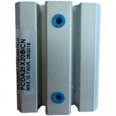 Cilindro pneumático FLUIR FCDA25X20BICN  Cilindro pneumático FLUIR FCDA25X20BICN