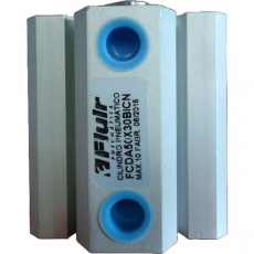 Cilindro pneumático FLUIR FCDA50X30BICN  Cilindro pneumático FLUIR FCDA50X30BICN