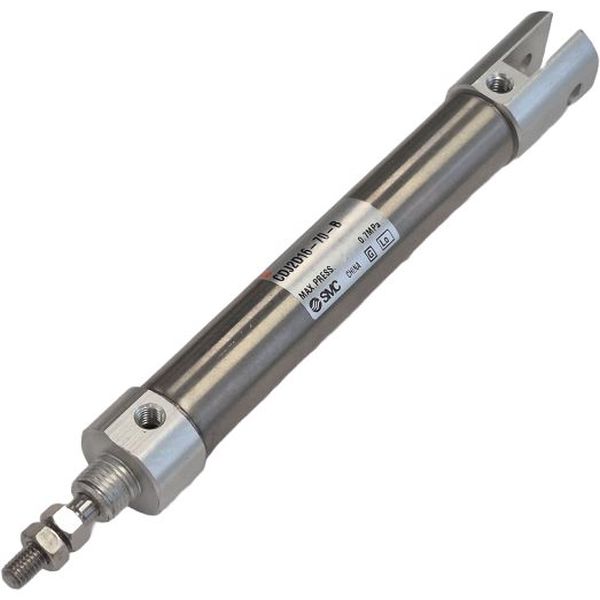 Série CJ2, tipo padrão, com êmbolo magnético, dupla ação, diâmetro 16mm, curso 70mm, pressão máxima 1MPa