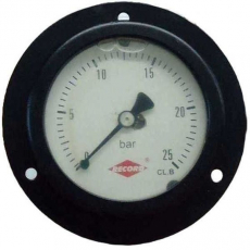 Manômetro RECORD 25bar com flange Manômetro RECORD 25bar com flange