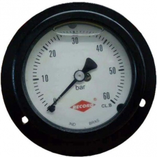 Manômetro RECORD 60bar com flange seminovo Manômetro RECORD 60bar com flange seminovo