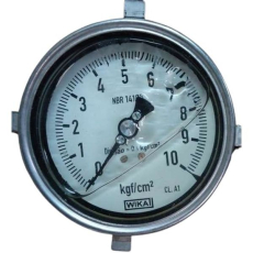 Manômetro WIKA 10Kgf/cm2 com glicerina Manômetro WIKA 10Kgf/cm2 com glicerina