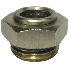 Conexão reta 1/2X12 metálica Conexão reta 1/2X12 metálica