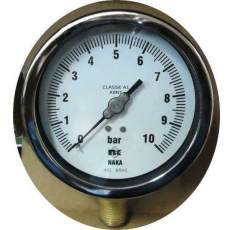 Manômetro NAKA 10BAR saÃda por baixo Manômetro NAKA 10BAR saÃda por baixo