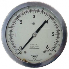 Manômetro WILLY 6bar 85psi Manômetro WILLY 6bar 85psi