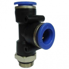 Conexão em T rosca lateral 3/8X12mm Conexão em T rosca lateral 3/8X12mm