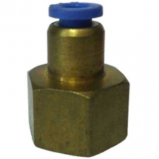 Conexão reta 1/4X6 rosca fêmea Conexão reta 1/4X6 rosca fêmea