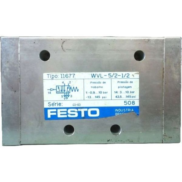 marca: FESTO <br/>
modelo: WVL5212 11677 <br/>
estado: usada