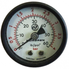 Manometro NORGREN 60lb/pol2 4bar Manometro NORGREN 60lb/pol2 4bar