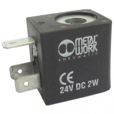 Bobina pneumática  METAL WORK 24VDC 2W Bobina pneumática  METAL WORK 24VDC 2W