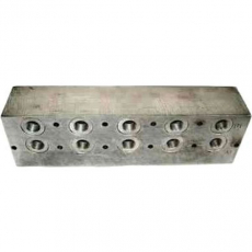 Bloco para válvula hidráulica Bloco para válvula hidráulica