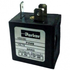 Bobina pneumática  PARKER PVN49 24VCC 2.5W  Bobina pneumática  PARKER PVN49 24VCC 2.5W