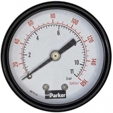 Manômetro PARKER 11bar 160lbf/in2 Manômetro PARKER 11bar 160lbf/in2