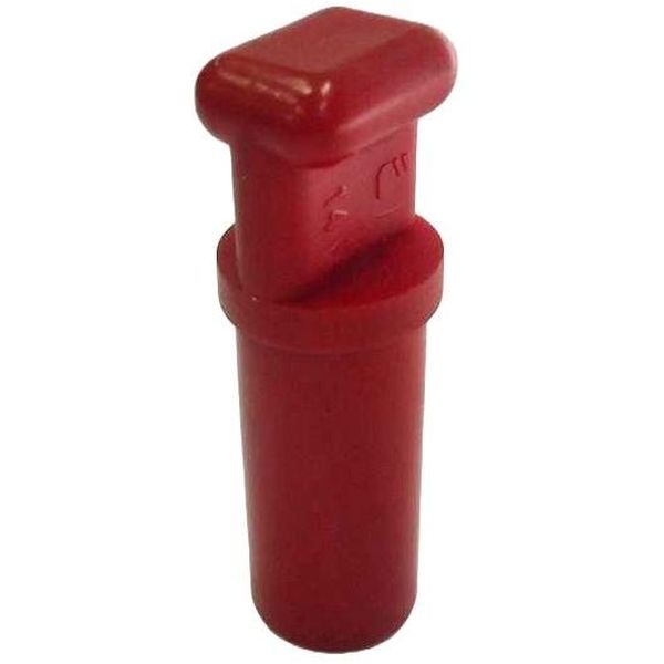 Tampão que simula um tubo pneumático para uma conexão pneumática rápida visando impedir a passagem do ar.