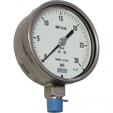 Manômetro WIKA 30psi NBR14105 316SS Manômetro WIKA 30psi NBR14105 316SS