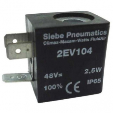 Bobina pneumática  SIEBE 2EV104 48V 2,5W Bobina pneumática  SIEBE 2EV104 48V 2,5W