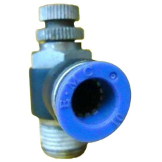 Conexão rosca: 3/8

Diâmetro do tubo: 10mm

Meio de operação: Ar comprimido

Anel de desengate: Azul

Utilização: controle do fluxo de ar. Serve para ajustar a velocidade dos cilindros pneumáticos.

válvula controle de fluxo, válvula controle de vazão, válvula reguladora de fluxo, regulador pneumático, válvula pneumática, conexão de engate rápido, conexão instantânea

