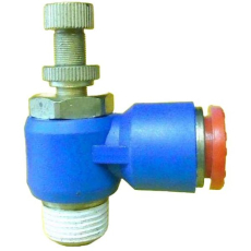 Conexão rosca: 3/8

Diâmetro do tubo: 10mm

Meio de operação: Ar comprimido

Anel de desengate: Vermelho

Utilização: controle do fluxo de ar. Serve para ajustar a velocidade dos cilindros pneumáticos.

válvula controle de fluxo, válvula controle de vazão, válvula reguladora de fluxo, regulador pneumático, válvula pneumática, conexão de engate rápido, conexão instantânea

