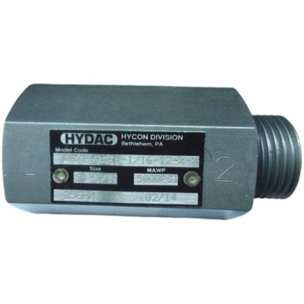 marca: HYDAC <br />
modelo: RBXB-SAE111612XX <br />
estado: nova