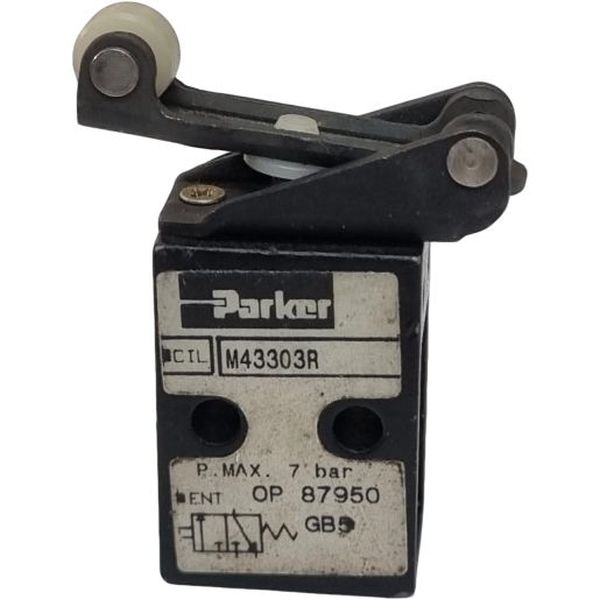 marca: Parker <br />
modelo: M43303R rolete <br />
pressão máx.: 7 bar <br />
estado: seminova