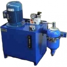 Unidade hidráulica com acumulador de ar Unidade hidráulica com acumulador de ar