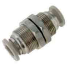 Medida Externa do Tubo: 8mmPressão de Trabalho: 10 barTemperatura de Trabalho: 0 ~ 60ºCMateriais: Latão niquelado e polímero de engenhariaFluidos: ar, vácuo e águaTubos Recomendados: Poliuretano ou Nylon