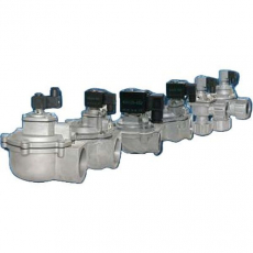 Válvulas de pulso com diafragma para filtros de mangas