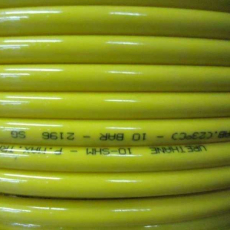 Tubo poliuretano 10SHM amarelo Tubo poliuretano 10SHM amarelo